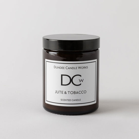 Jute & Tobacco Scented Candle 180ml - Dundee Candle Works